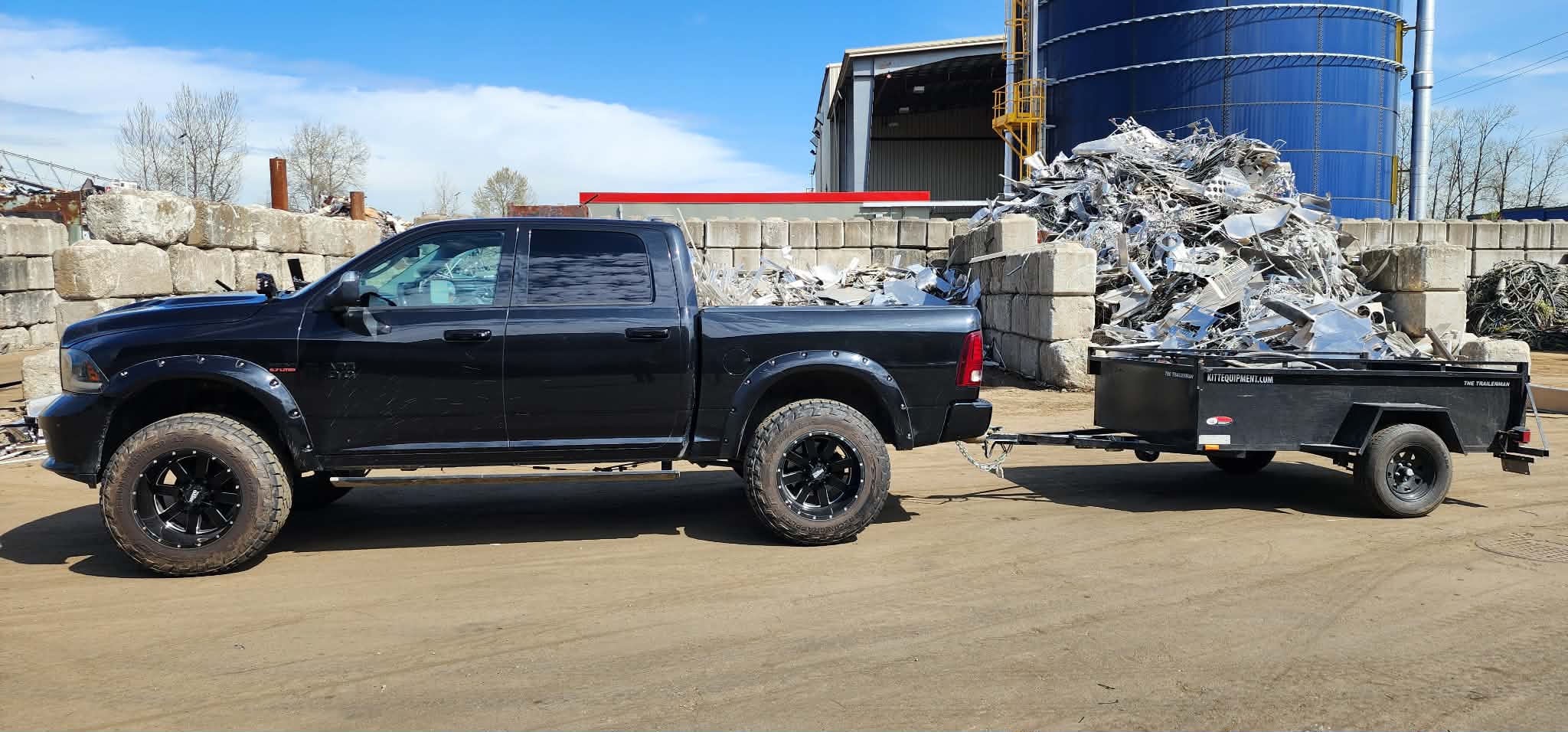 Junk removal services Fraser Valley crew loading truck